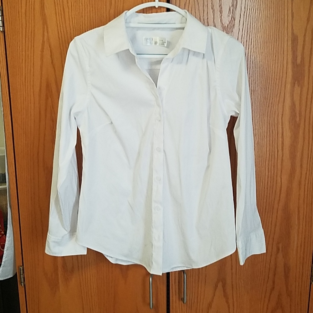 White button down